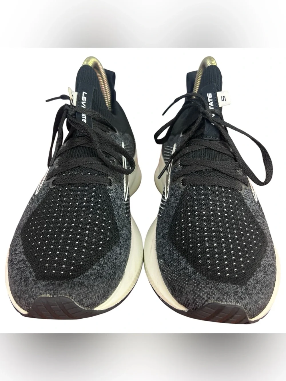 Brooks Levitate StealthFit 5 Womens Running Shoes Black Grey US Size 8